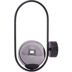 Kaja Davos lámpara de pared 1x40 W negro-grafito K-5115