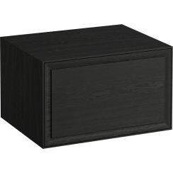 Laufen The New Classic szafka 57 cm podumywalkowa wisząca z blatem czerniony dąb H4060050856281