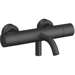 Dornbracht Meta grifo de bañera y ducha a pared con termostato negro 34201979-33