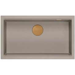 Quadron Logan fregadero graniteq 76x45 cm beige HQD7644U4_PVDC1_U
