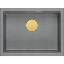 Quadron Logan fregadero graniteq 56x45 cm gris/grafito/ónix HQJ6045U5_PVDG1_U