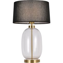 Light Prestige Amur lámpara de sobremesa 1x60 W negro-transparente LP-919/1TTRANSPARENT