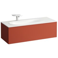 Laufen Il Bagno Alessi szafka 120 cm podumywalkowa wisząca lewa terakota H4304410972691