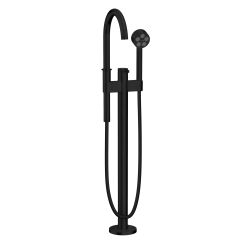 Axor One grifo de bañera y ducha en suelo negro 48440670
