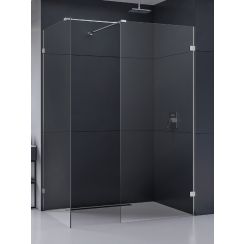 New Trendy Eventa cabina de ducha walk-in 150x100 cm cromo brillo/vidrio transparente EXK-4662