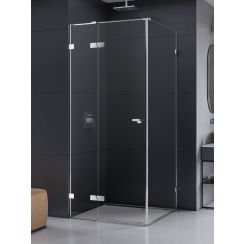 New Trendy Eventa cabina de ducha 120x90 cm rectangular cromo brillo/vidrio transparente EXK-4494