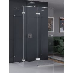 New Trendy Eventa cabina de ducha 90x90 cm cuadrada cromo brillo/vidrio transparente EXK-4579