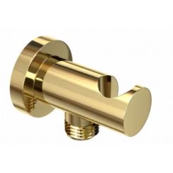 Excellent conector angular con soporte oro AREX.1032GL