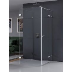 New Trendy Eventa cabina de ducha 80x80 cm cuadrada cromo brillo/vidrio transparente EXK-4596