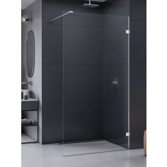 New Trendy Eventa mampara de ducha walk-in 80 cm cromo brillante/vidrio transparente EXK-4618