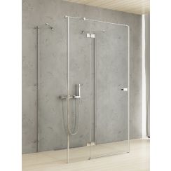 New Trendy Reflexa cabina de ducha 120x80 cm rectangular cromo brillo/vidrio transparente EXK-5237