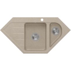 Quadron Rick fregadero graniteq 95.5x49 cm beige HRQ9549BEZK