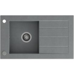 Quadron Will fregadero graniteq 77.2x46 cm gris/grafito/ónix HCQW7846SZK