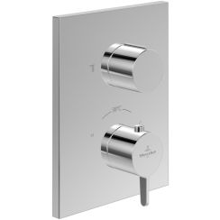 Villeroy & Boch Conum grifo para ducha empotrado con termostato cromo TVS12700100061