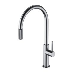 Omnires Switch grifo de cocina con filtro de pie níquel SW9057NI