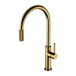 Omnires Switch grifo de cocina con filtro de pie oro/oro arcaico SW9057-FD1GLB