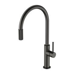 Omnires Switch grifo de cocina con filtro de pie grafito/gris SW9057-FD1GR