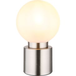 Globo Lighting Marka lámpara de sobremesa 1x25 W blanco-satinado-níquel 21003N