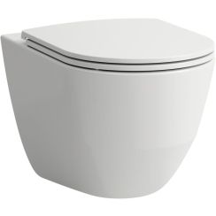 Laufen Pro A miska WC wisząca bez kołnierza biały połysk H8219624000001