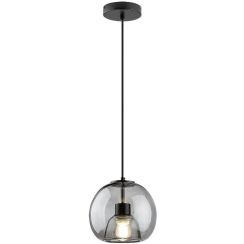 Rabalux Cameo lámpara colgante 1x60 W negro-humado 72132
