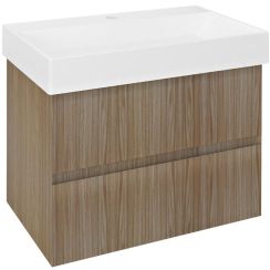 Sapho Filena armario 67x43x51.5 cm suspendido, para lavabo roble FID1270D