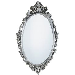 Sapho Desna espejo 80x100 cm oval plata IN344