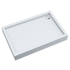 Schedline Favory Plus plato de ducha rectangular 100x80 cm blanco 3ST.F1P-80100