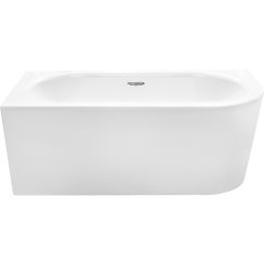 Besco Avita A-Line bañera de pared 170x75 cm rectangular blanco #WAA-170ALZS