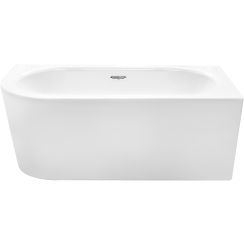 Besco Avita A-Line bañera de pared 170x75 cm rectangular blanco #WAA-170APBS