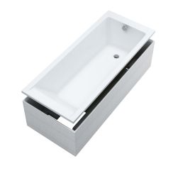 Schedline Milos Set recogedor con escobilla 160x70 cm blanco 3WSP.MS1P-16070