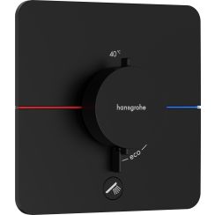 Hansgrohe ShowerSelect Comfort Q grifo para ducha empotrado con termostato negro 15589670