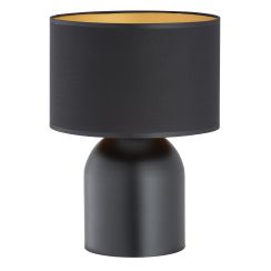 Emibig Aspen lámpara de sobremesa 1x15 W negro-oro 1323/LN1