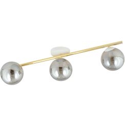 Emibig Splendi lámpara de techo 3x10 W blanco-oro-grafito 1247/3