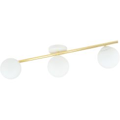 Emibig Splendi lámpara de techo 3x10 W blanco-oro-ópalo 1249/3