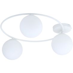 Emibig Sopra lámpara de techo 3x10 W blanco-leche 1258/3