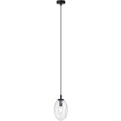 Emibig Astral lámpara colgante 1x10 W negro-transparente 1265/1