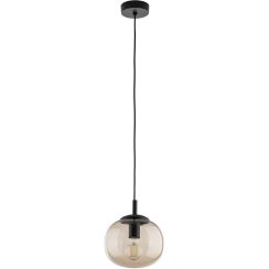 TK Lighting Vibe lámpara colgante 1x15 W negro 5826