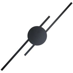 TK Lighting Java lámpara de pared 2x24 W negro 1367