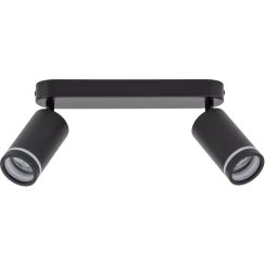 TK Lighting Jet lámpara de techo 2x10 W negro 6912