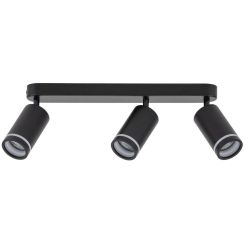 TK Lighting Jet lámpara de techo 3x10 W negro 6914