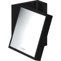 Axor Universal Rectangular espejo cosmético 12x11 cm cuadrado negro 42649670