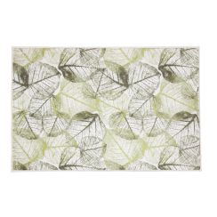 Kleine Wolke Selva alfombrilla para baño 120x70 cm rectangular blanco-verde 9190612225