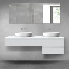 Conjunto armario Oltens Vernal 60000700, armario Oltens Vernal 60011700, 63008000