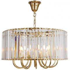 Zuma Line Paris lámpara colgante x40 W transparente-oro 1906/10