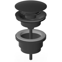 Zucchetti tapón para lavabo negro R97755.N6