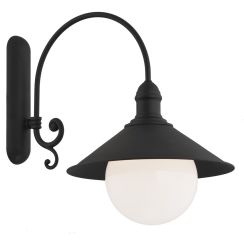 Argon Erba Bis lámpara de pared para exteriores 1x15 W negro 3286