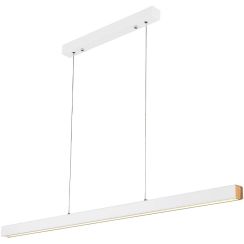 Altavola Design Linear lámpara colgante 1x36 W blanco-madera LA089/PR_100_3k_white