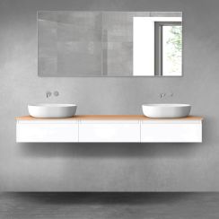 Conjunto armario Oltens Vernal 60009000, encimera sobre armario Oltens Vernal 63009060