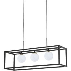 Zuma Line Piro lámpara colgante 3x9 W negro MD3115-3-3BT