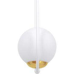 Kaja Arlena lámpara colgante 1x40 W blanco-oro K-5300